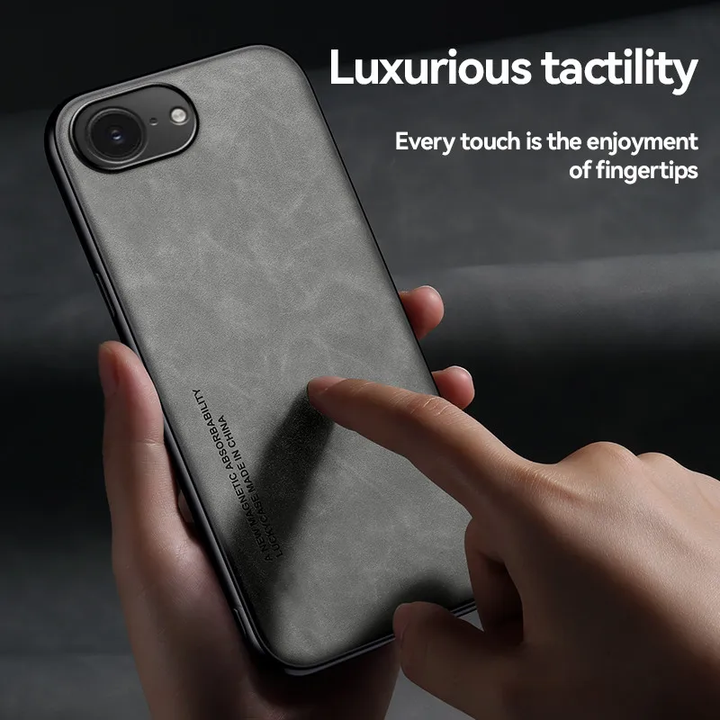 Skin Feeling Magnetic Case for Apple iPhone 16e iPhone 16 Pro Max Plus Protective Cover Shockproof Coque Funda Capa