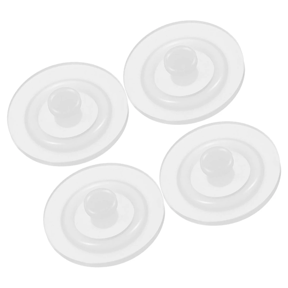

4pcs Cup Leak-Proof Stopper Replacement Plug for Large Bottle Accessories Spill Resistant Silicone Bottle Cap Stopper Cap