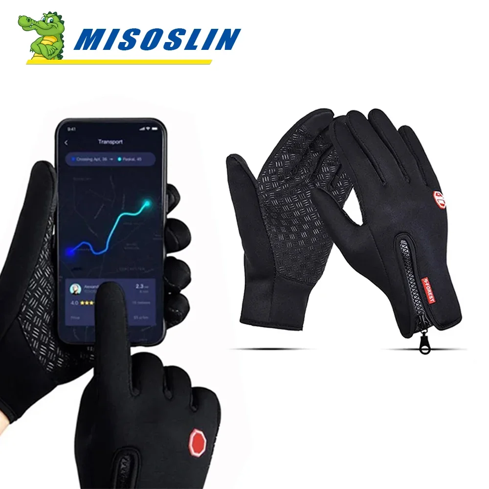 Waterproof Winter Gloves Snowboard Non-slip GlovesMen Women for Xiaomi/Ninebot/Kugoo Cycling Warm Tactical Gloves Touchscreen