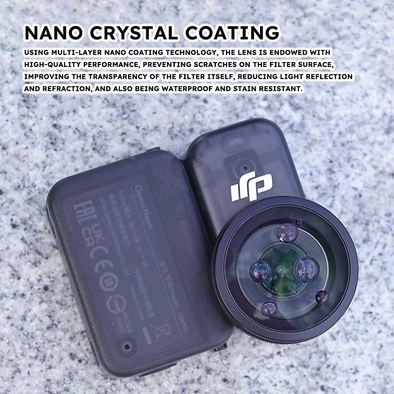 Dla DJI Osmo Nano 185 °   Szerokokątny obiektyw powiększający pole widzenia, ramka ze stopu aluminium, akcesoria do aparatu. — zdjęcie produktu 4