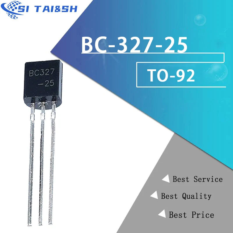 50PCS Low power transistor BC328 BC338 BC327 BC337-16 25 40 triode TO92 BC327-16  BC327-25 BC327-40 BC328-25 BC337-25 BC338-25