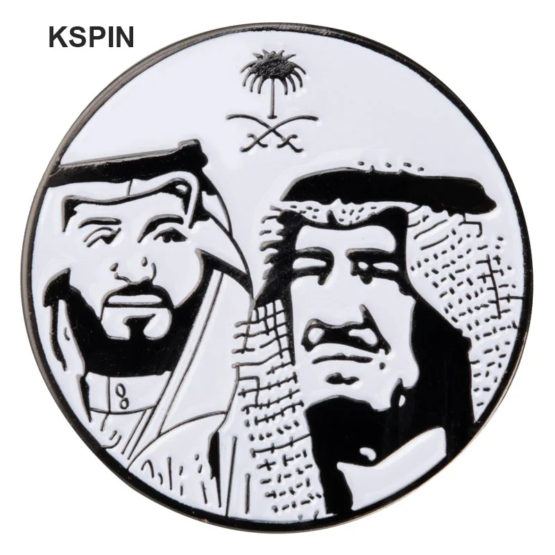 10pcs a lot  Saudi Arabia Mobile Photo 3M Sticker Badge Metal Pin Broooches Pins