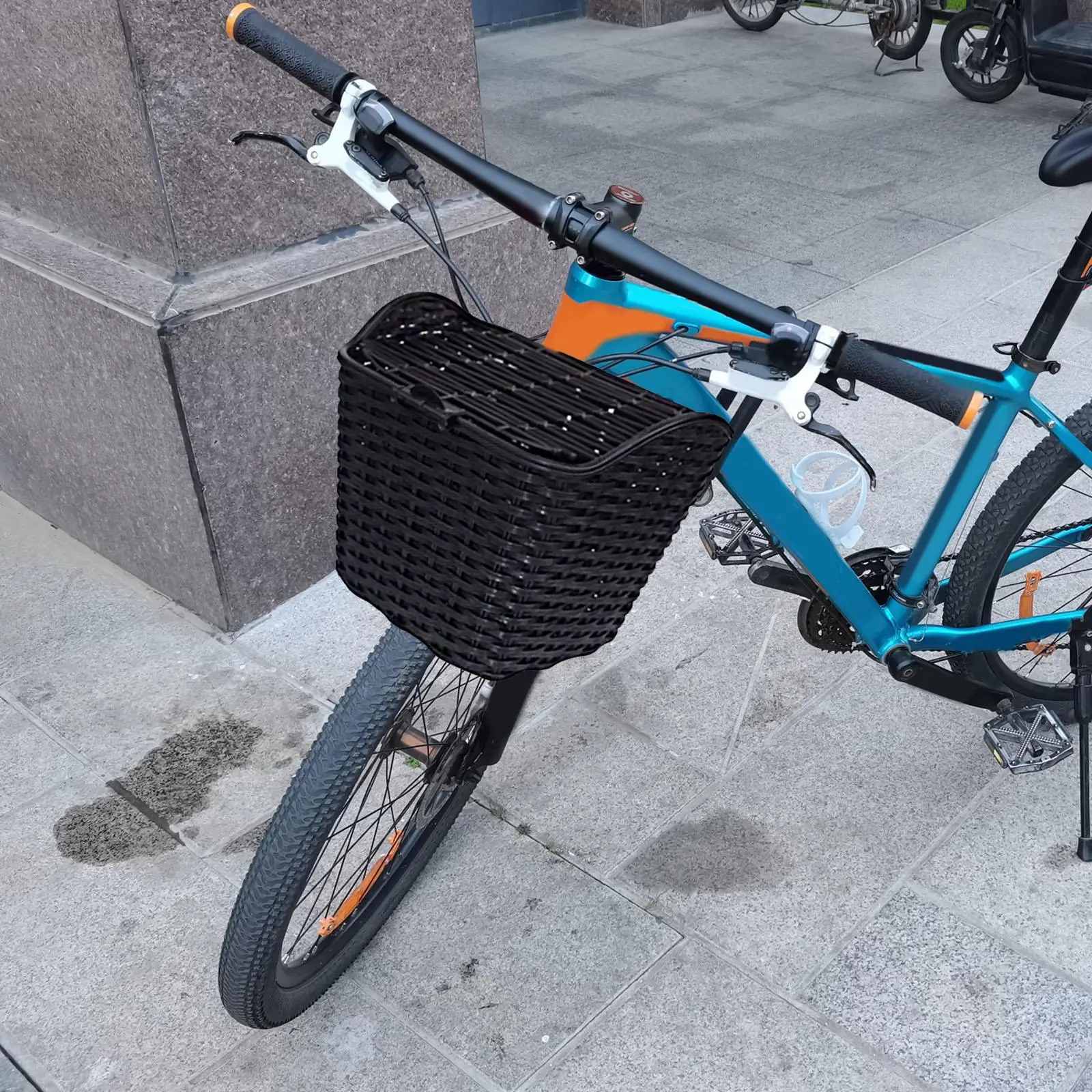 Multi Purpose Bike Basket with Cover ,Plastic Scooter Electric Hanging