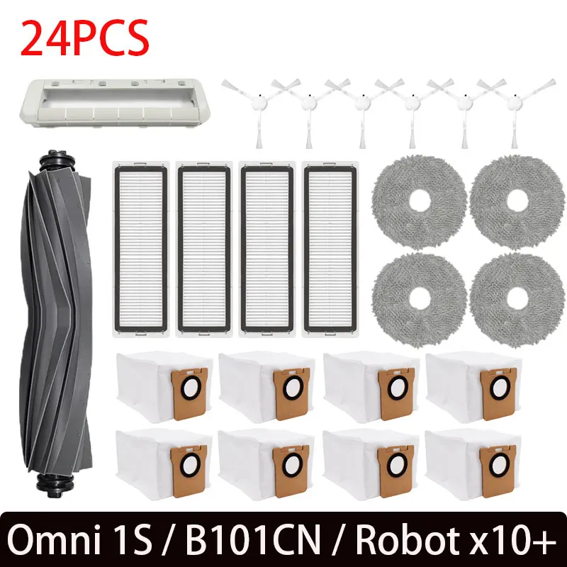 Voor xiaomi x10 plus accessoires Mijia Omni 1S B101CN Robot Vacuüm Belangrijkste Zijborstel Filter Mop Dreame L10s Ultra / S10 Pro Onderdelen