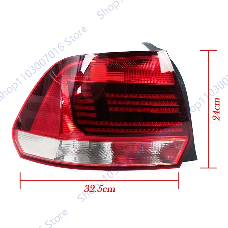 Car Tail Lamp For Volkswagen Polo Vento Sedan 2016-2019 Tail Light Assembly Brakel lamp Parking Light 6RU945095L 6RU945096J