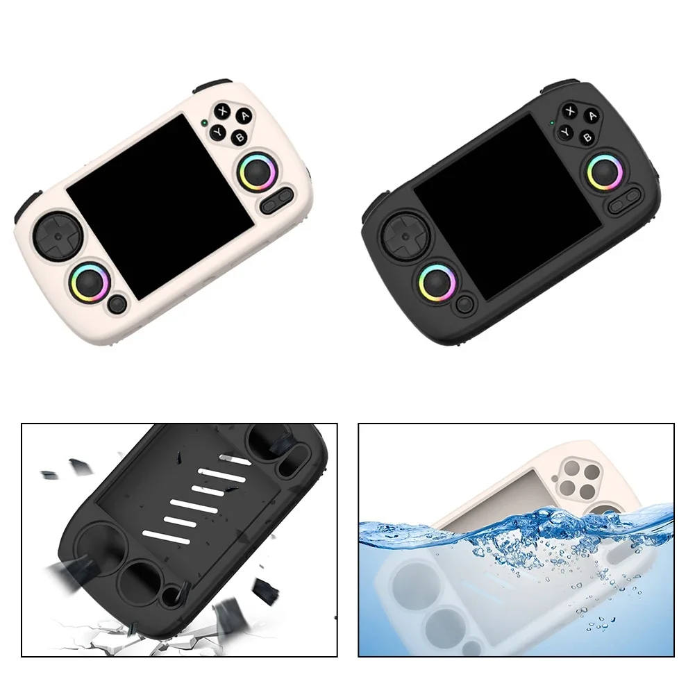 

For ANBERNIC RG Cubexx Gaming Silicone Cover Case Console Shockproof Protective Shell Solid Color Sleeve Game Accessories