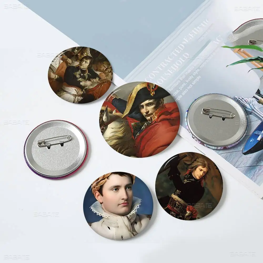 Napoleon Bonaparte 58mm Handmade Brooch Cartoon Cosplay Badge on Backpack Jewelry Accessories Gifts