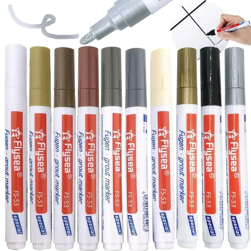 Bathroom Gap Instant Repair Tile Repair Pen Anti-Mould Waterproof Decontamination Pen Cleaner Grout Restorer Pen Home