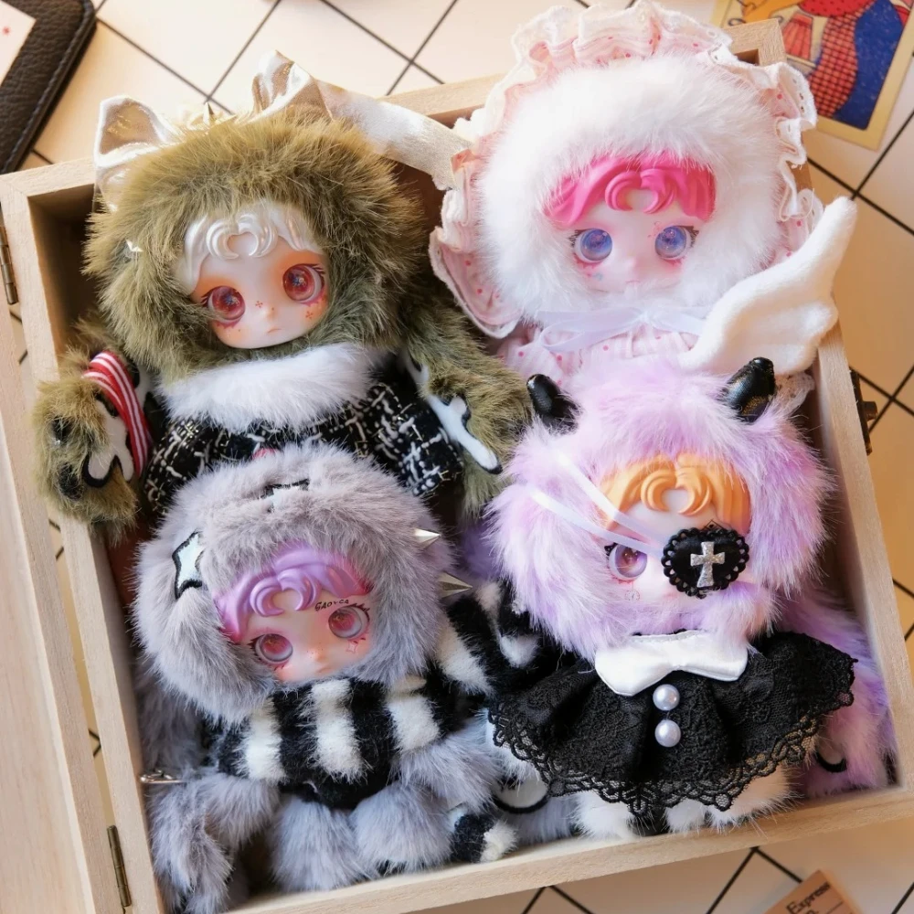 

Ossia Soft Edgos Series Blind Box Cute Doll Pendant Anime Peripherals Figure Desktop Decoration Trendy Mystery Bag Toy Girl Gift