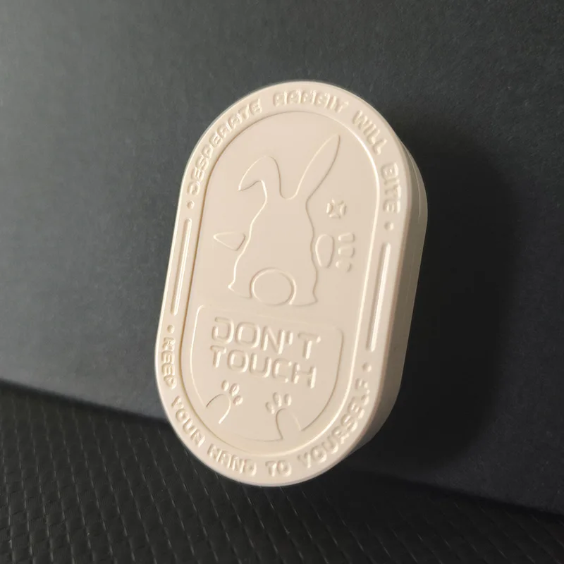 PEEK Chagrijnig Konijn Ritmische Vingertop Glijbaan Rechte Push Draaien Onbeperkt Push Card Fidget Spinner Speelgoed ADHD & Anxy Relief Gereedschap