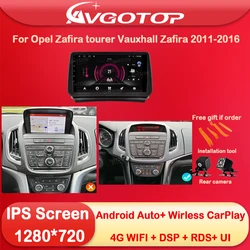 Androidマルチメディアカースクリーン (Opel,zafira,tourer,vauxhall,zafira,2011-2016),ワイヤレスCarPlay,4g,wifi