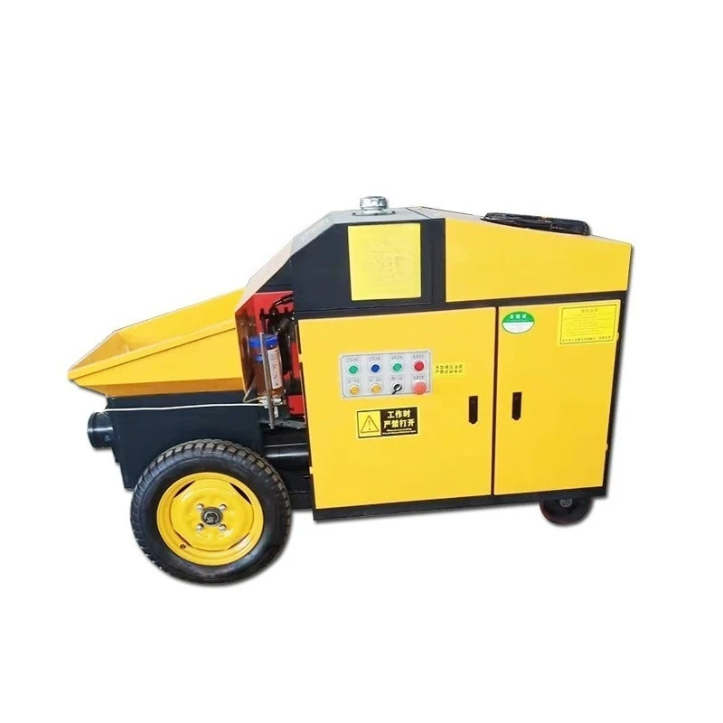 Secondary structure column pump pouring machine Fine stone concrete conveyor pump Small diamond secondary pump Concrete