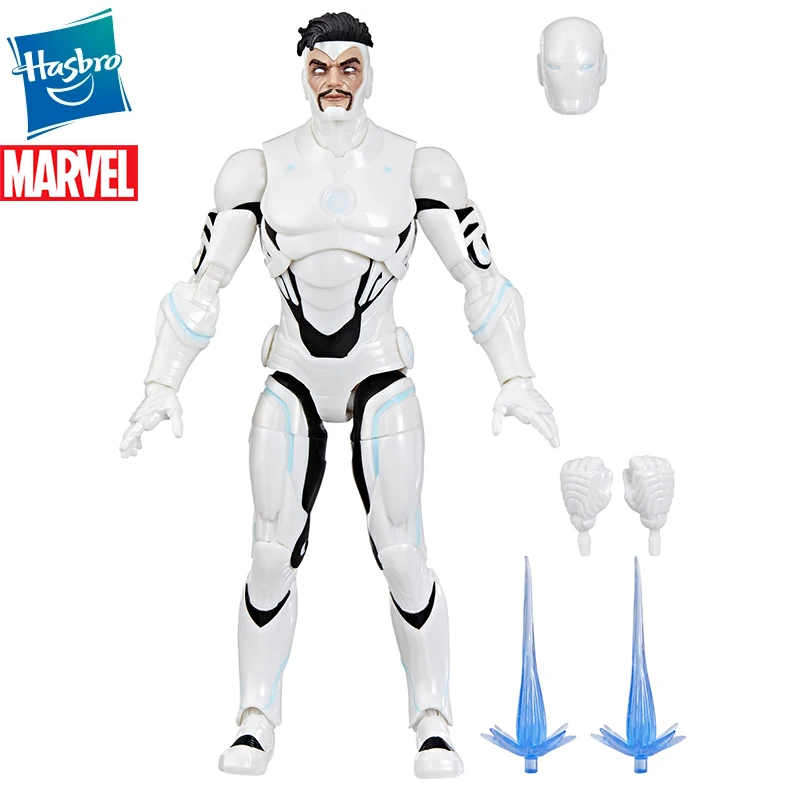 

Genuine Hasbro Original Marvel Legend Series Avengers NOW White Iron Man Action Figure Collectible Model Statuette Ornament Gift