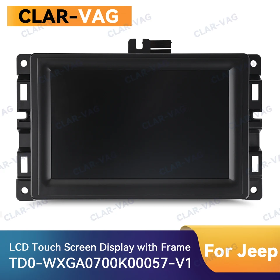 7 inch 50 Pins Car Radio LCD Display Touch Screen With Frame For Jeep Compass TDO-WXGA0700K00057-V1 TDO-WXGA0700K00033-V2