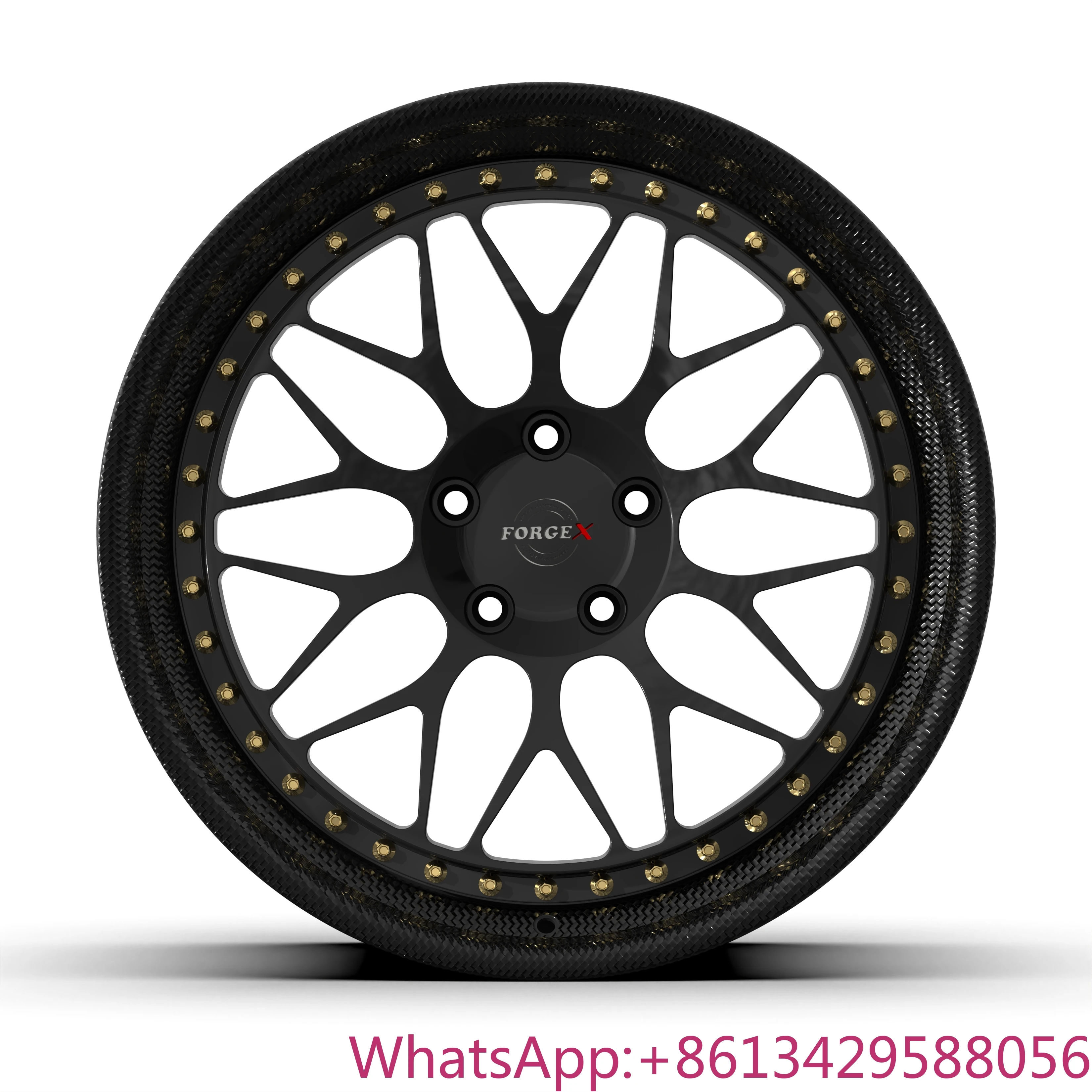 

Custom 17-22 Inch Carbon Fiber Wheels Forged Alloy Construction 5x114.3 CB 70.5 PCD for Ford Mustang VI (S550) Facelift 2020
