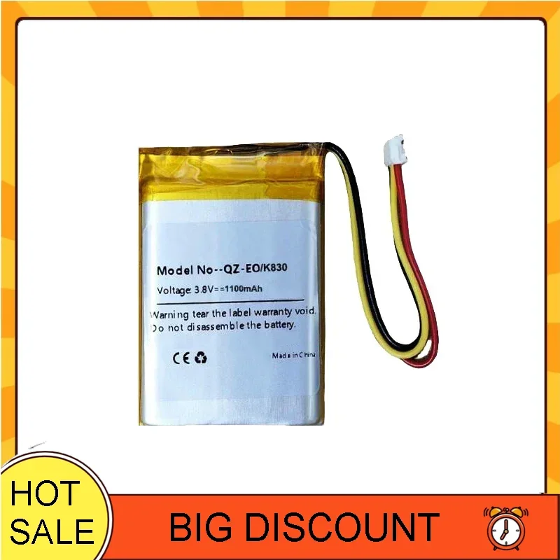 Аккумулятор для мыши емкостью 1100 мАч для клавиатуры для гостиной с подсветкой Logitech K830, модель 533- 000112