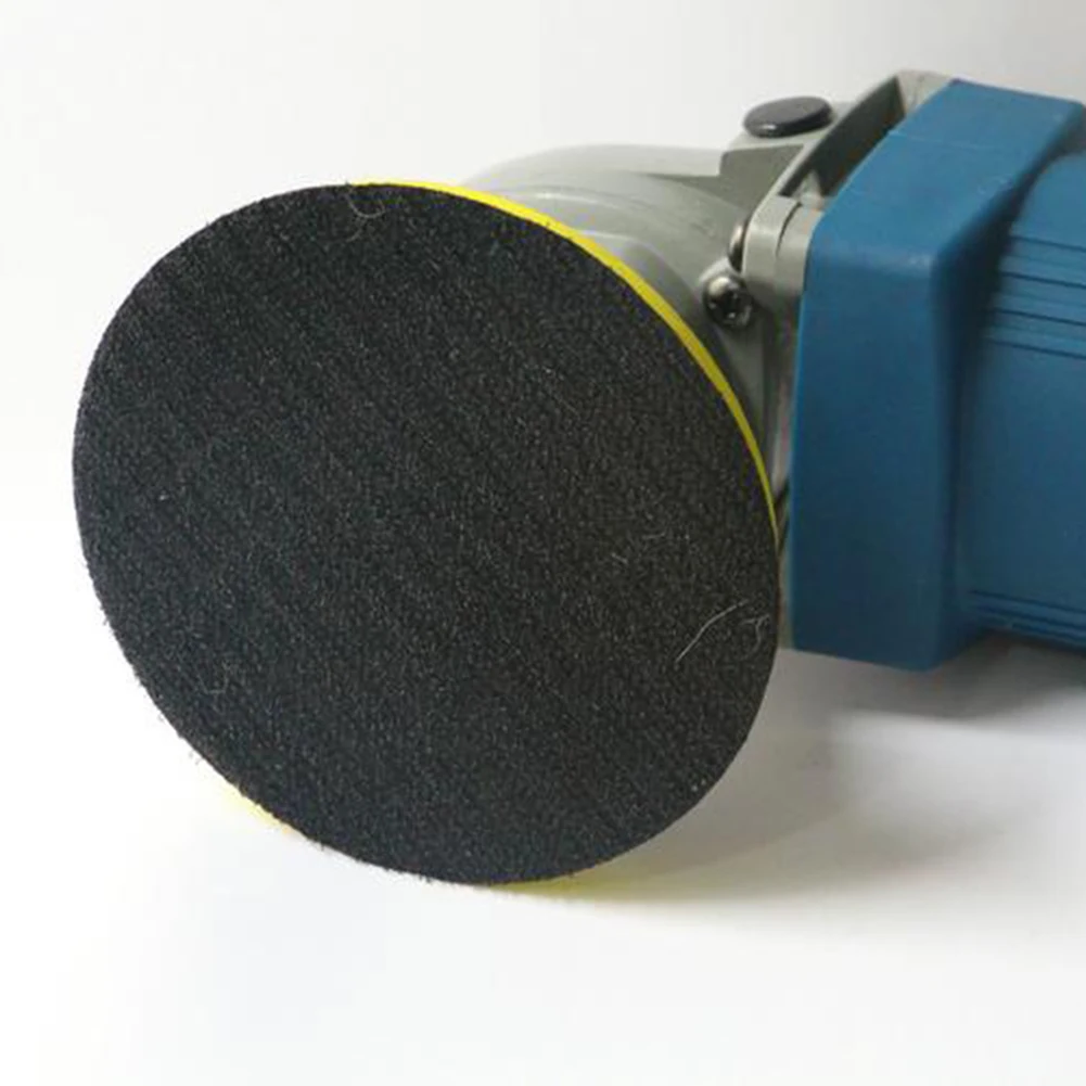 5 6 6.5 Inch Yellow PU Backing Pad With For M14 Thread For Angle Grinder Polishing Sanding Disc Tool Accessories