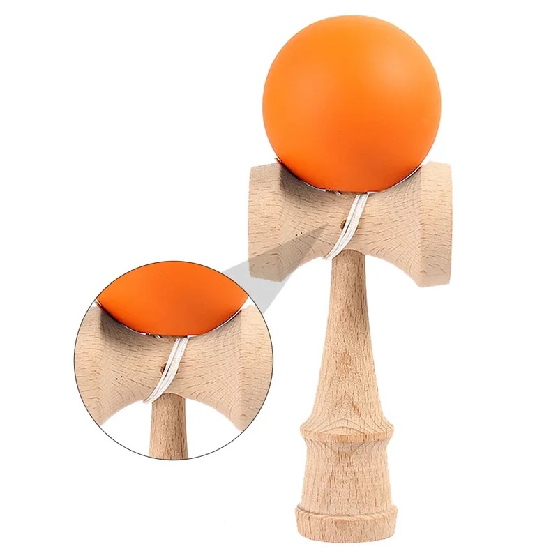 1PC Wooden Sword Ball Toy Splicing Skill Creative Skill Ball For Yard Stadium Home Park Sword Ball Outdoor Toy Children Gift