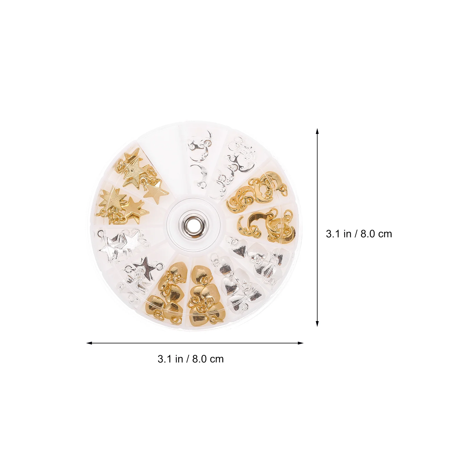 1세트 네일 장식 펜던트 키트 컴팩트 경량 DIY 네일 아트 드릴링 도구 매니큐어 쥬얼리 장식 액세서리