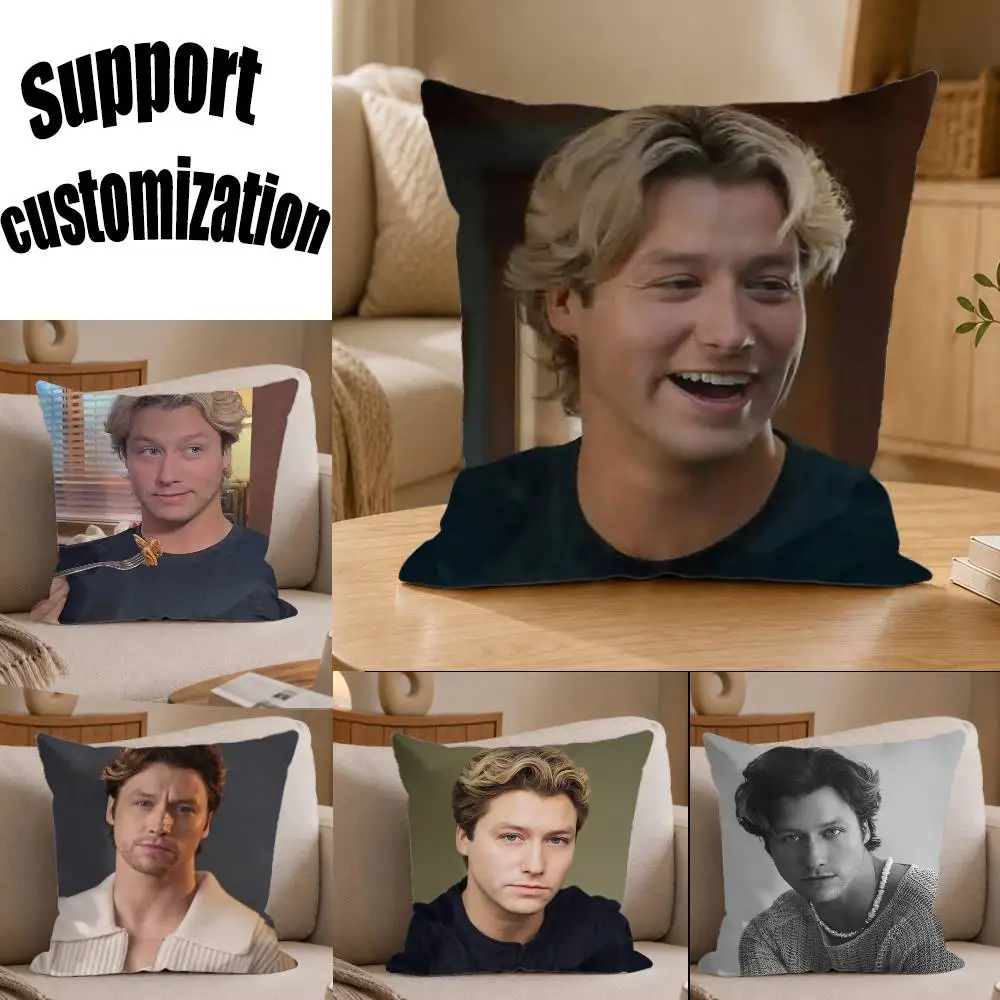 

Actor Stephen Kalyn Off-Campus-S Square Sofa Pillow Cover Solid Color Living Room Home Decor Cushion Case