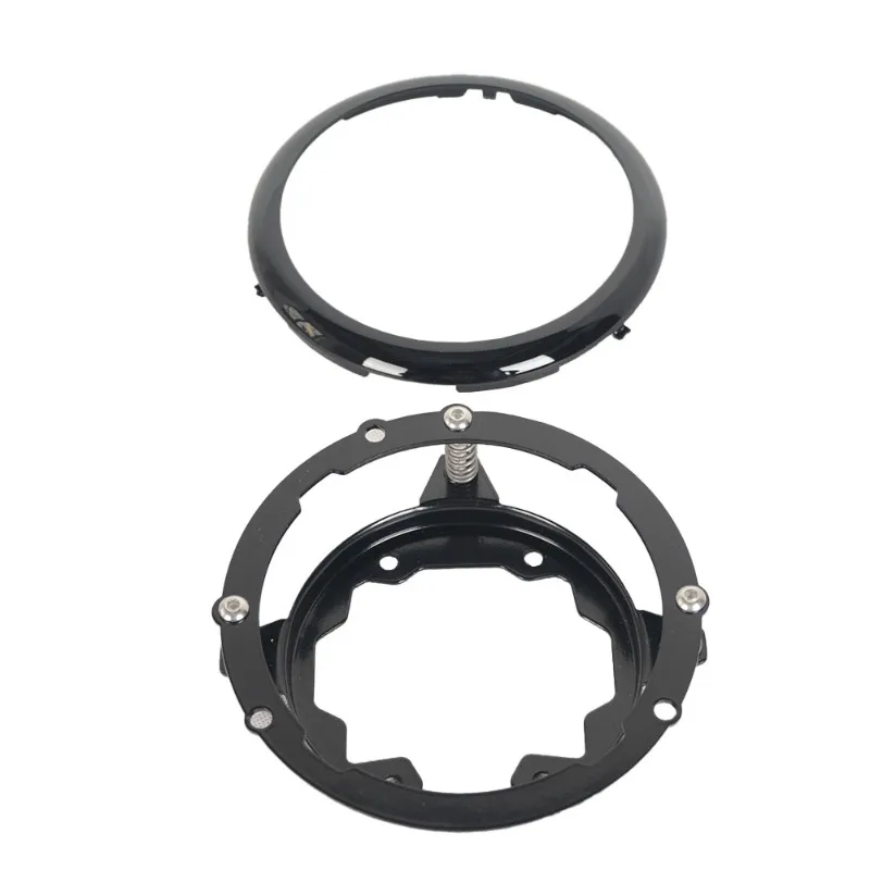 Hood headlight bracket, headlight bracket, decorative shell with headlight outer ring for locomotive modification