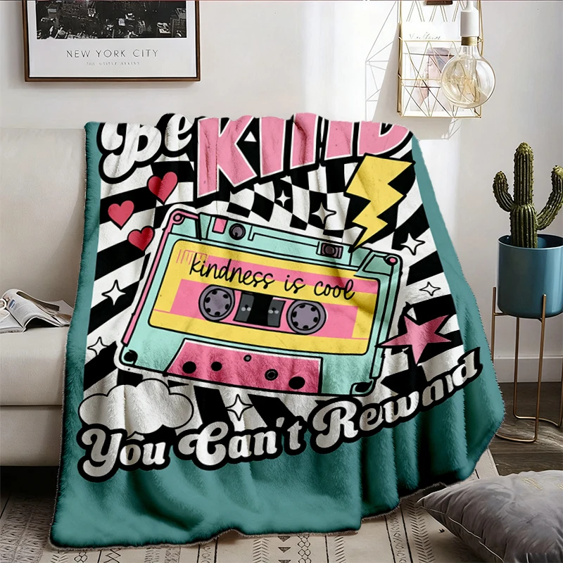 Be Kind Flannel Blanket, Kindness T, Flannel Throw, Teacher Cozy Blanket, 