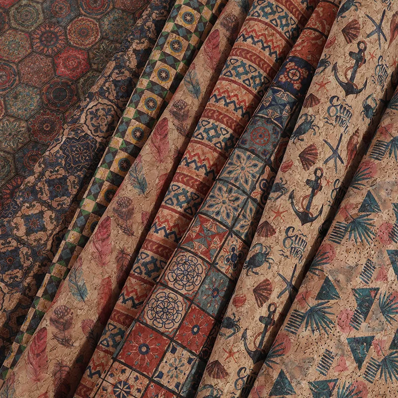 Cork Printed PU Leather Fabric - Car Accessories Cork recension och pris