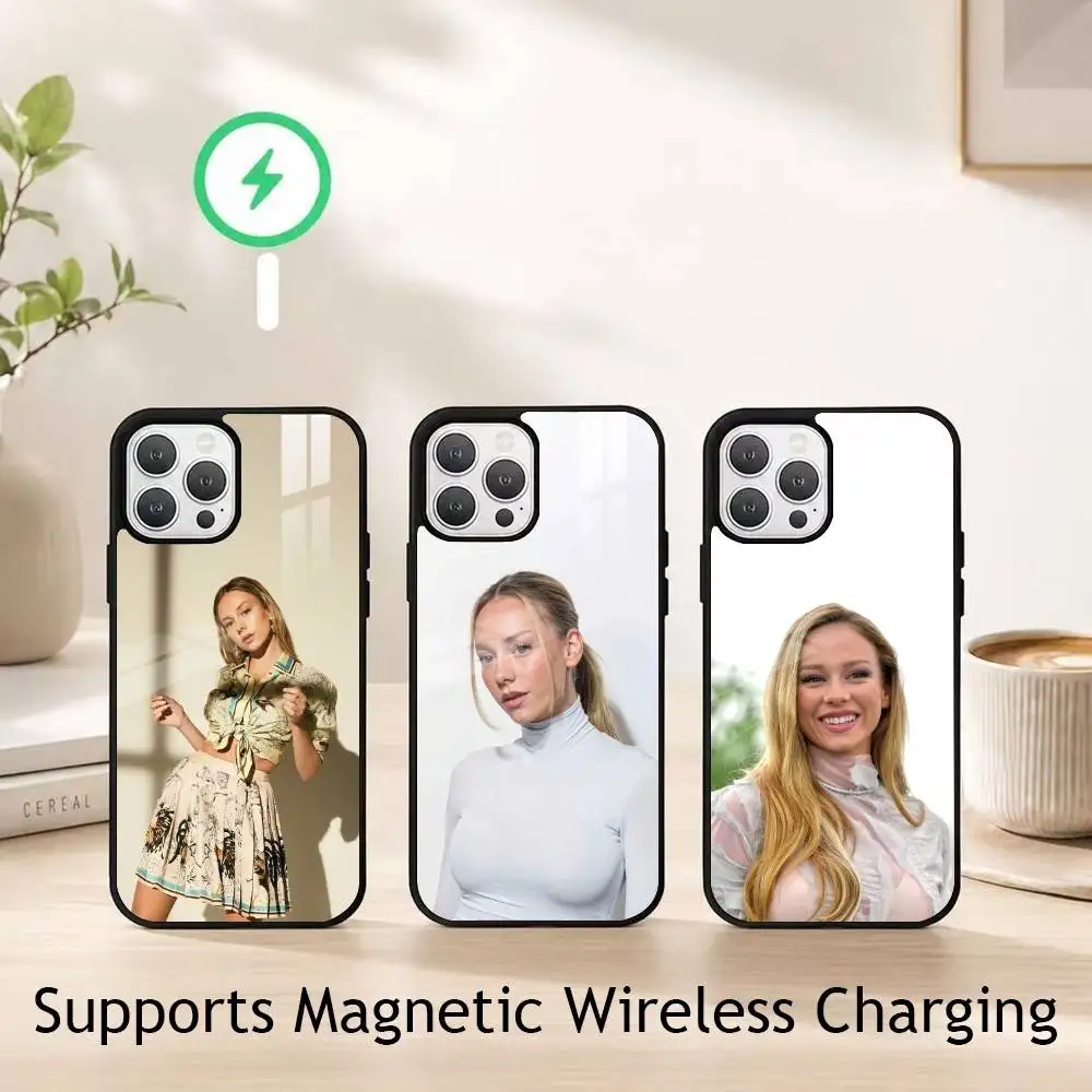 Ester Exposito Actor  gift Phone Case For iPhone18,17,16,15,14,13,12,11 Plus,Pro Supports Magnetic Wireless Charging