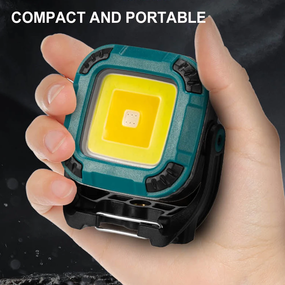 Amanfire W8129-1 COB Working Light 1200mAh Built-in Battery Portable Mini Tent Lamp High Power Ultra Bright Hanging Lantern