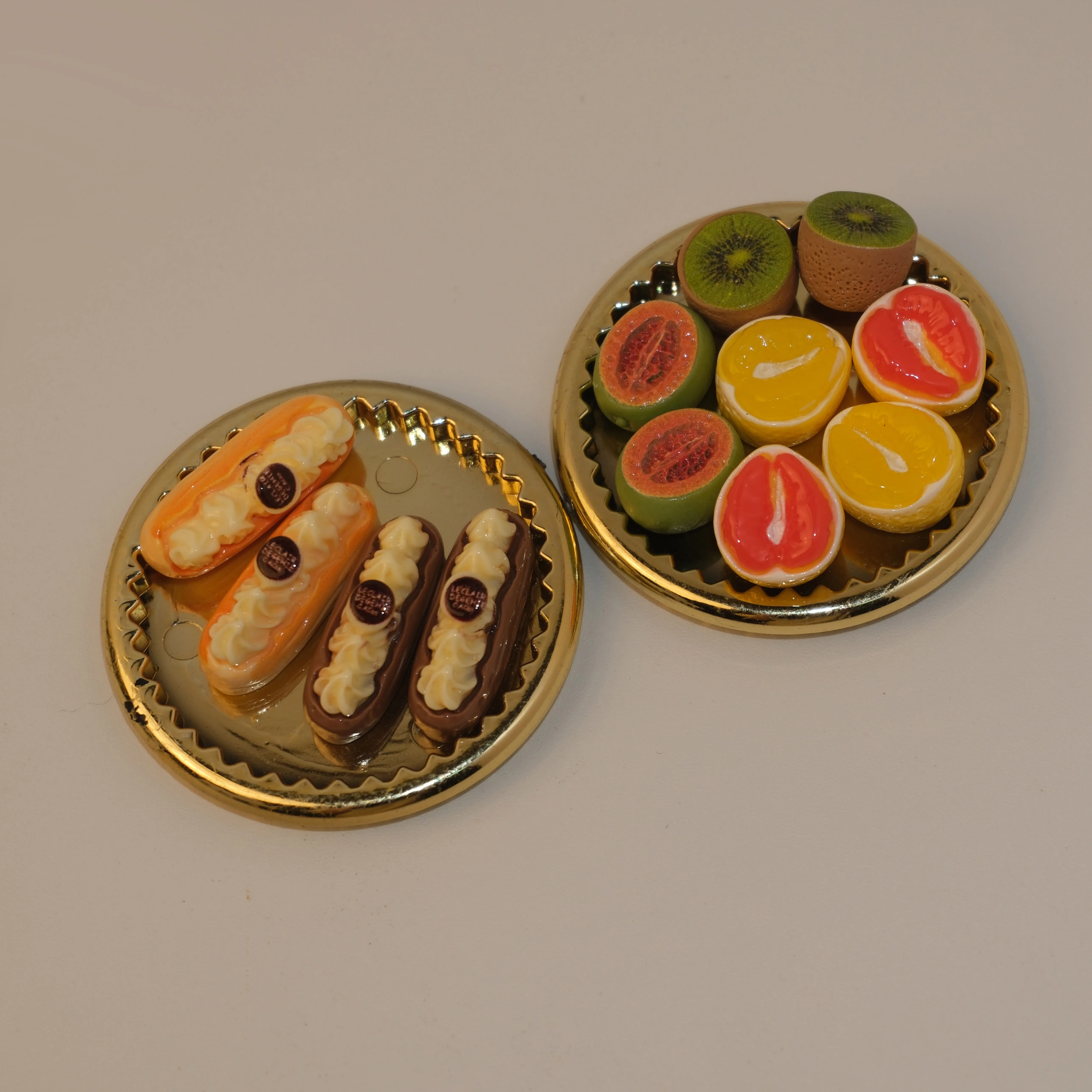 Simulated fruit platters, dessert platters, kitchen and house accessories, household food and play accessories