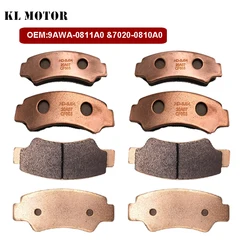 2pcs Front and 2pcs Rear SINTERED Brake Pads ASSY 9AWA-0811A0 &7020-0810A0 For CF NEW 800CC 850 1000 ATV UTV U8 Z10