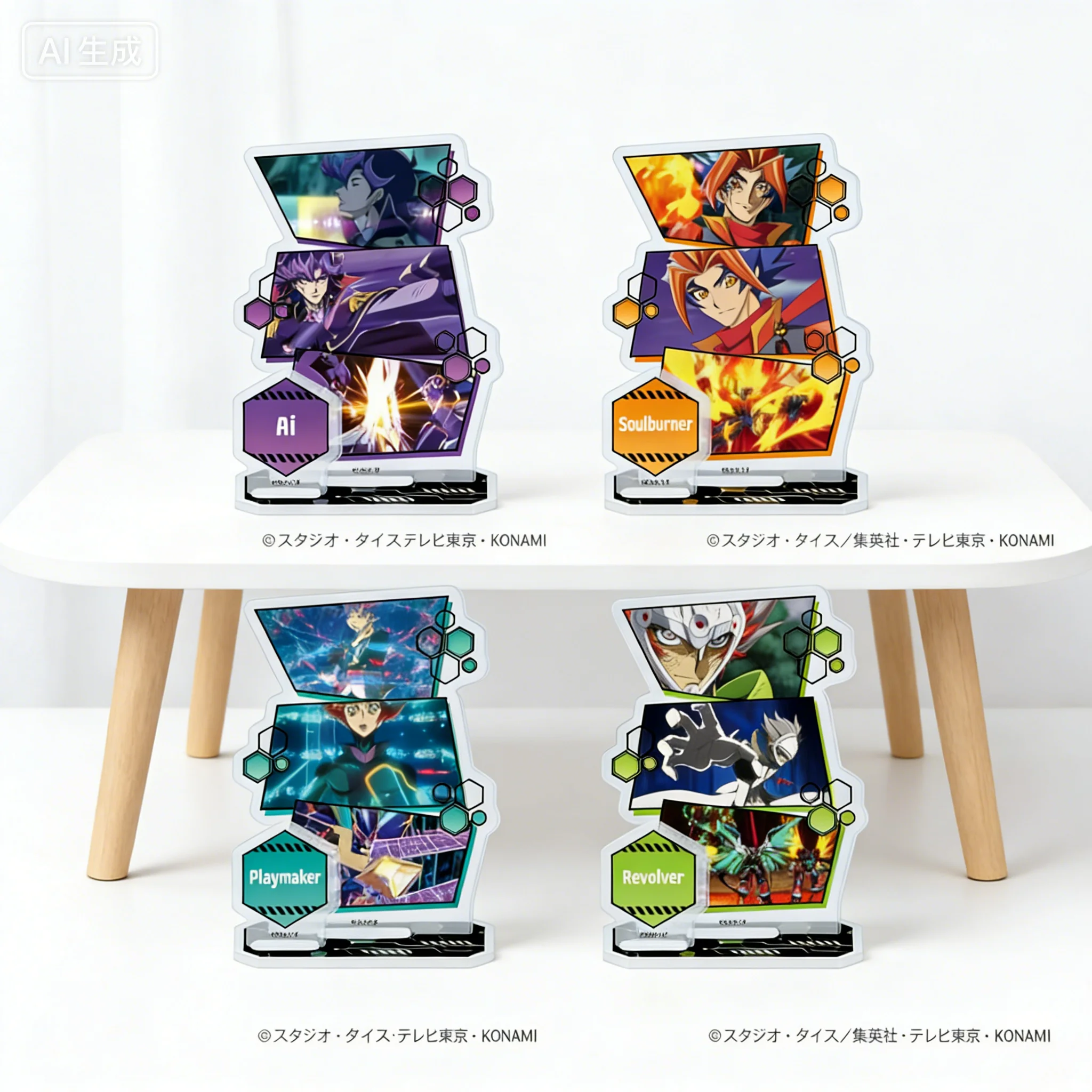 Anime Yu-Gi-Oh!  AI form Acrylic Stand Model Plate Keychains Bedroom decoration Gifts For Friends Exquisite Products