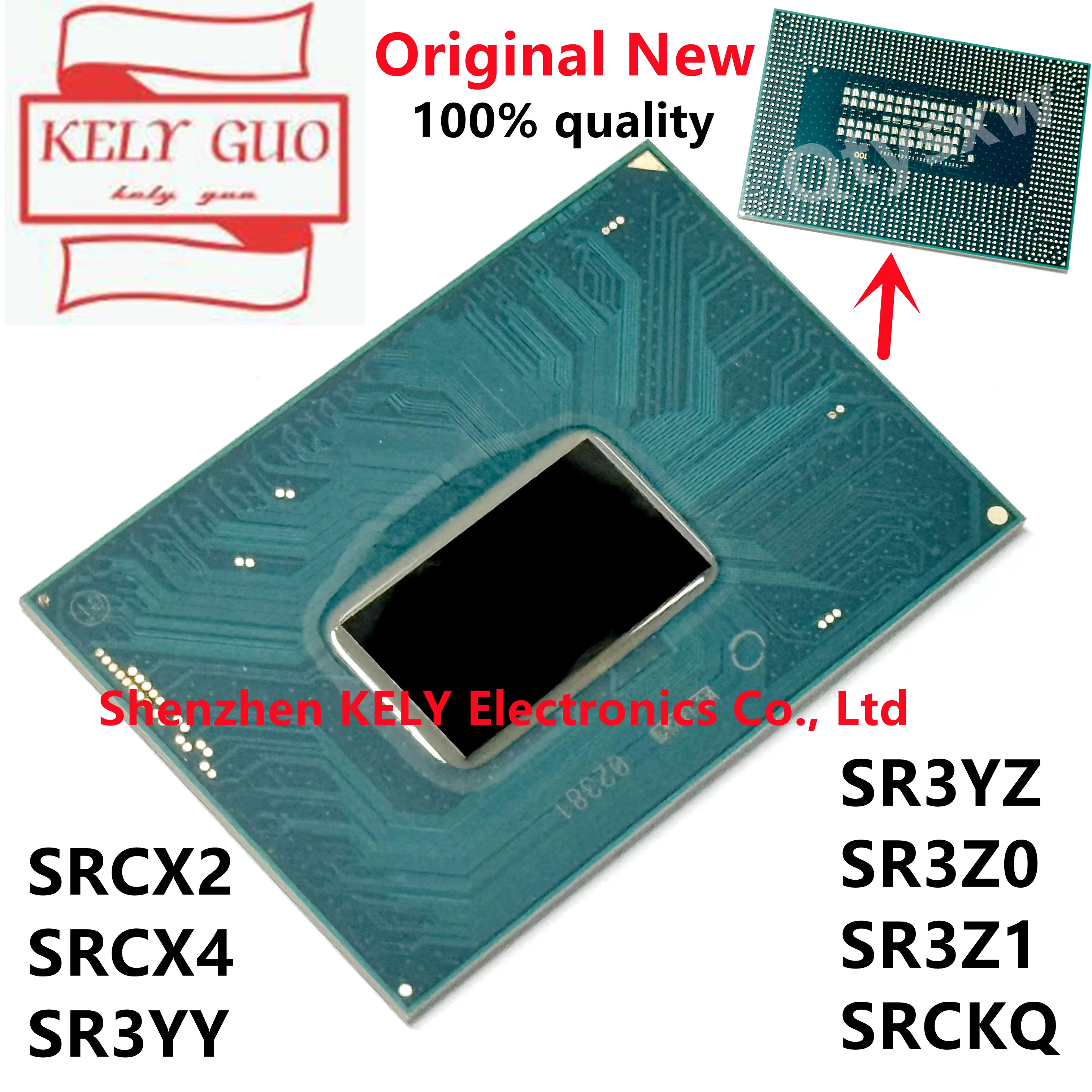 100% New SRCX2 I7-8700B SRCX4 I5-8400B SR3YY I7-8750H SR3YZ I7-8850H SR3Z0 I5-8300H SR3Z1 I5-8400H E-2186M SRCKQ BGA Chipset