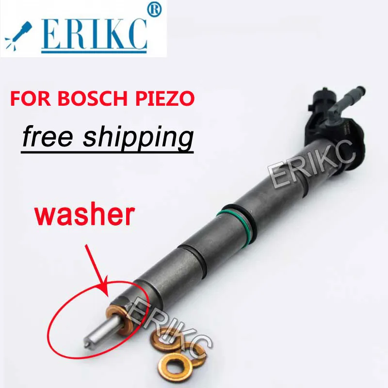 

ERIKC F00VP01004 E1023501 Injector Nozzle Copper Washer Heat Shield Thickness Size 1.5mm Diesel Sprayer Shims for Bosch Piezo