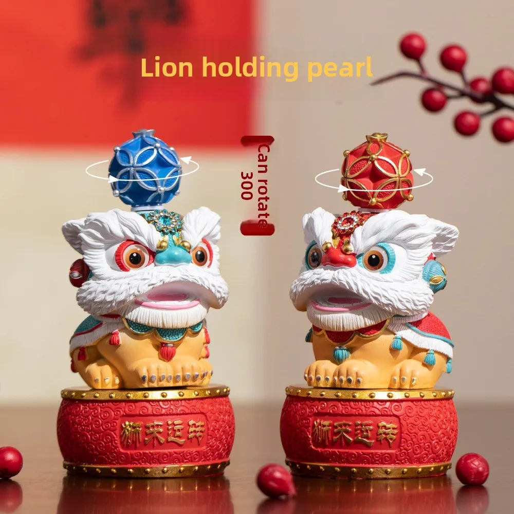 Creative Foshan lion dance decorations, high-end and niche desktop tea tables, tea pets, decorative crafts