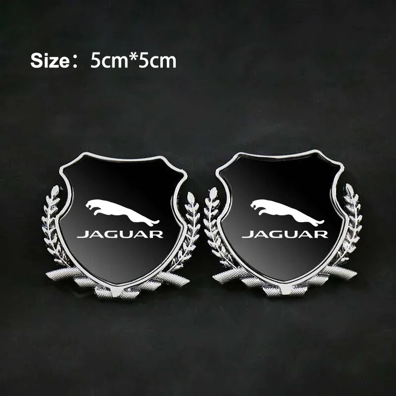 3D Metal Car Badge Body Trunk Emblem Decor Sticker For Jaguar XE XF XJ F-Type F-Pace XFR XKR XFL XEL XK XJL XJ6 XJS E-Pace SVR