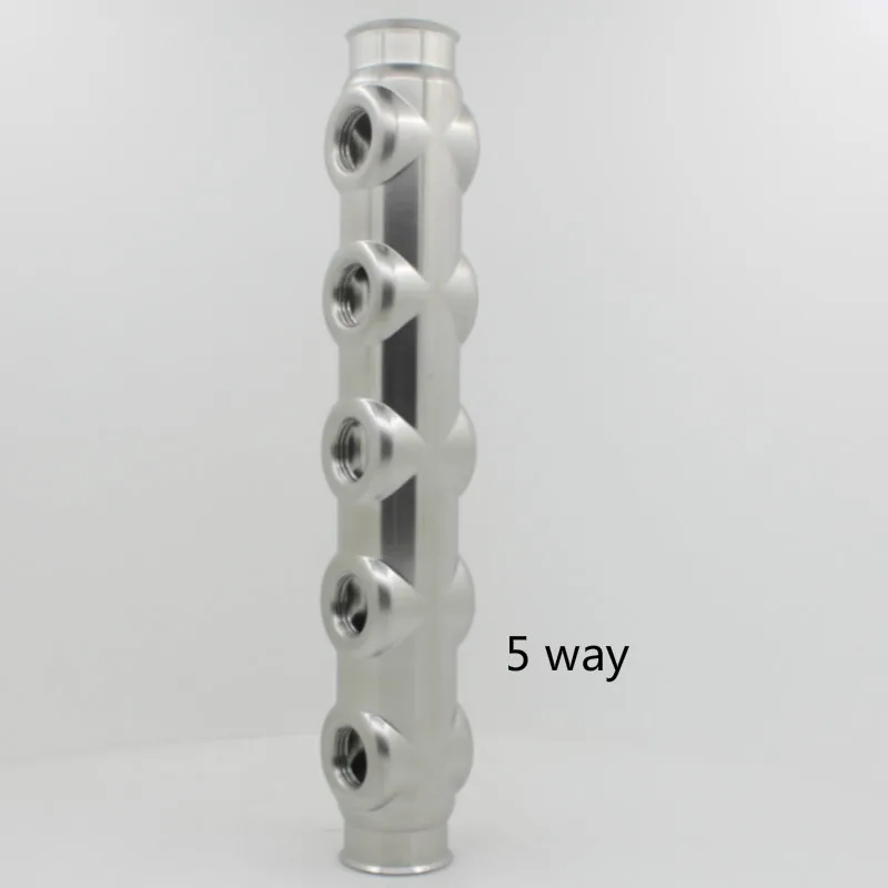 DN25 304 Stainless Steel Underfloor Heating Water Distribution Manifold For 1/2 PEX Pipe Fitting