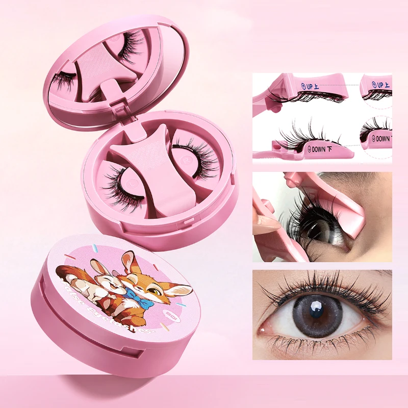 Sztuczne rzęsy BQI z lekkim magnetycznym mocowaniem, lekkie na górze, do codziennego makijażu, idealne do tworzenia perfekcyjnego makijażu oczu, nakładane jednym dotknięciem, wielokrotnego użytku.