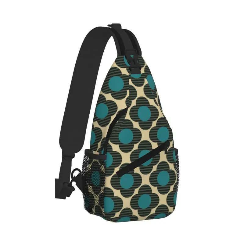 Orla Kiely Multi Stem Flowers Sling Bags for Travel Hiking Men Women Portable Chest Crossbody Backpack Daily Shoulder Daypack