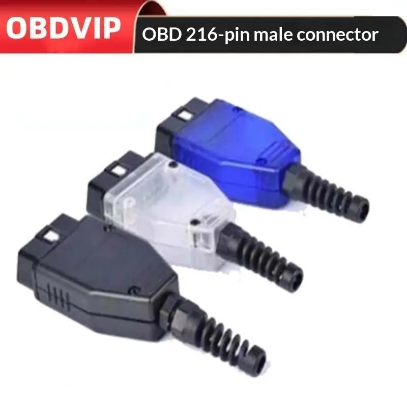 DIY Universal 16pin OBD2 Extension Cable OBDII Male Female: Automotive Diagnostic Connector