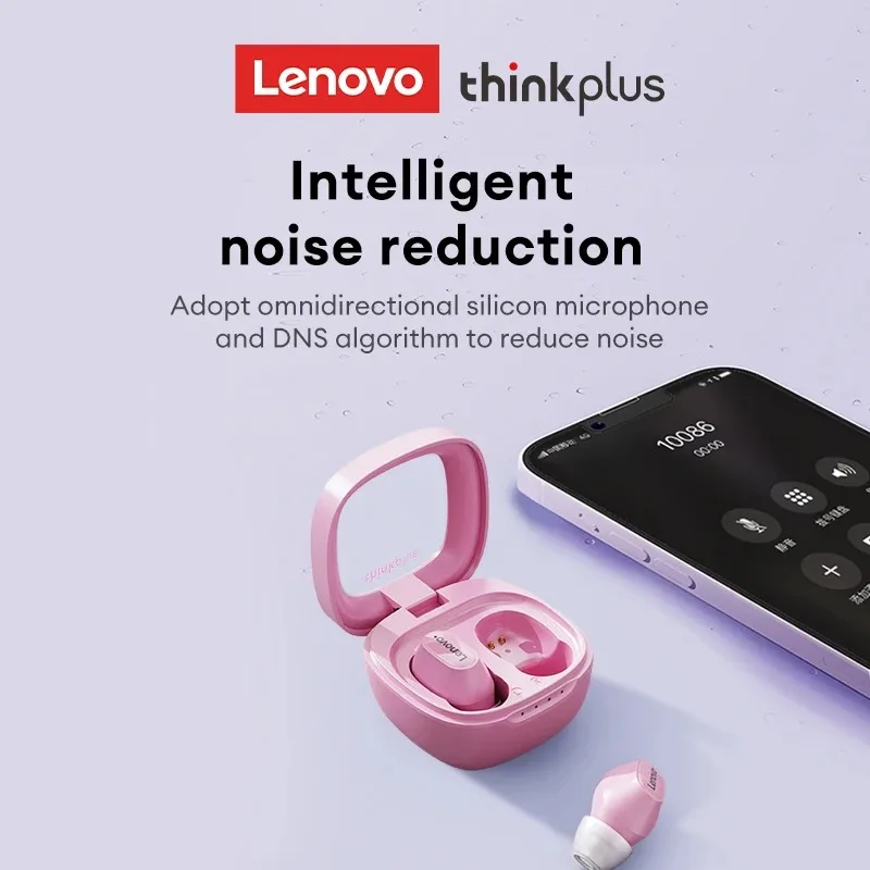 سماعات أذن Lenovo الرسمية الأصلية Thinkplus XT62 TWS لعام 100% مزودة بتقنية البلوتوث 5.3 وعمر بطارية طويل HiFi سماعة ألعاب ذات زمن انتقال منخفض