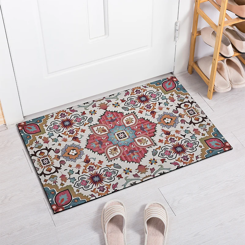 Living Room Carpet Lightweight Deluxe Retro Floor Mat Floor Mat Entrance Mat Entrance Carpet