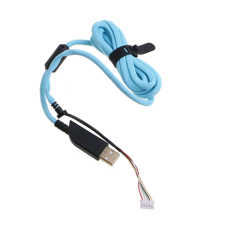 USB Mouse Cables Nylon Wire Replacement DIY Umbrella Rope Mouse Cable Line for FK2 EC1-B EC1-A EC1-B FK1 ZOWIE Mouse