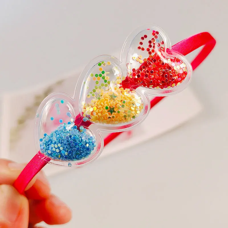 Fasce per capelli per ragazze fasce per bambini con paillettes fasce per capelli per bambini accessori per capelli Scrunchie per capelli ragazza