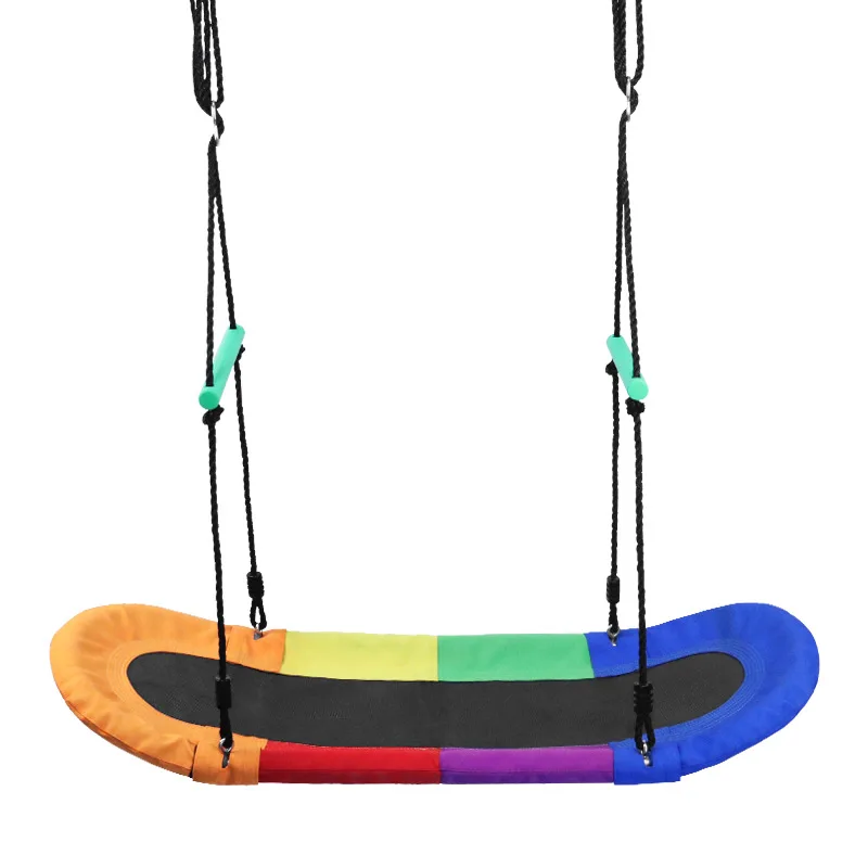 

OxfordCloth Hanging Swing With Armrest Multifunctional Surfing Tree Rocking ChairOutdoor Platform Rocking Chair With Soft Handle