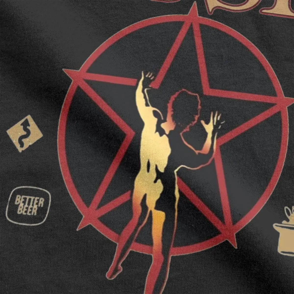 تي شيرت باند روك للرجال ، تي شيرت رائع ، أكمام قصيرة ، عنق طاقم ، قطن خالص ، قمم مقاس كبير #4