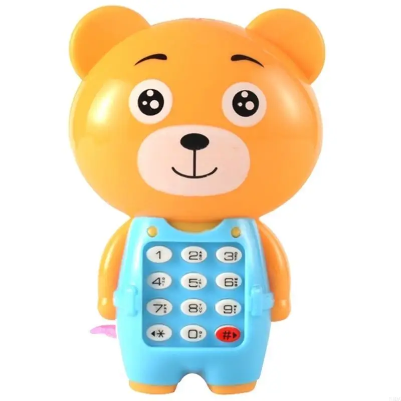 54DA Baby Musical Toy Cartoon Simulation Phone Early Educational Toy