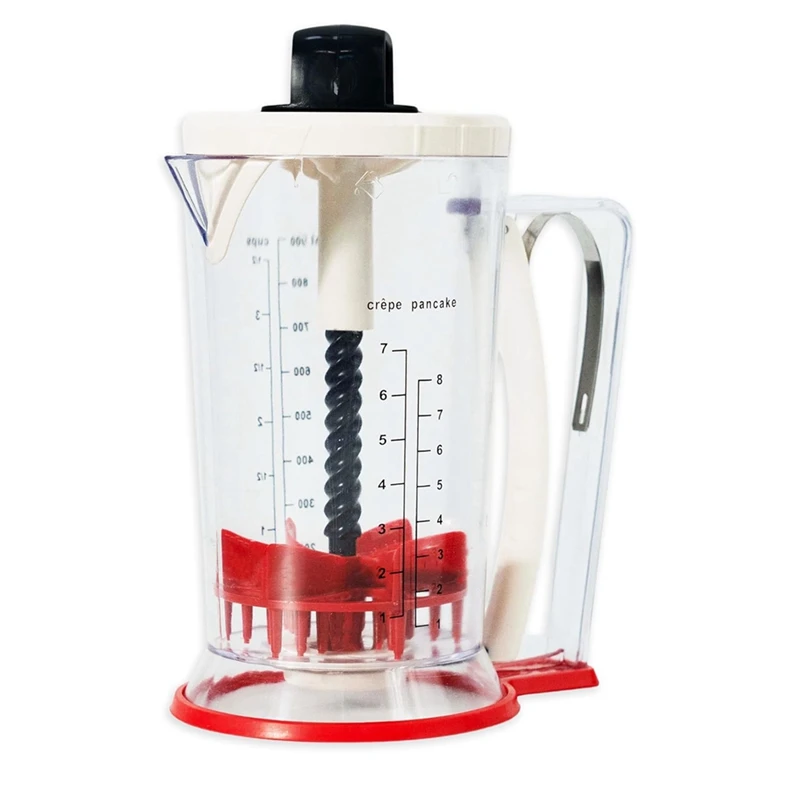 

Batter Mixer And Dispenser Pancake Batter Dispenser Pancake Dispenser Batter Dispenser With Squeeze Handle - 900Ml