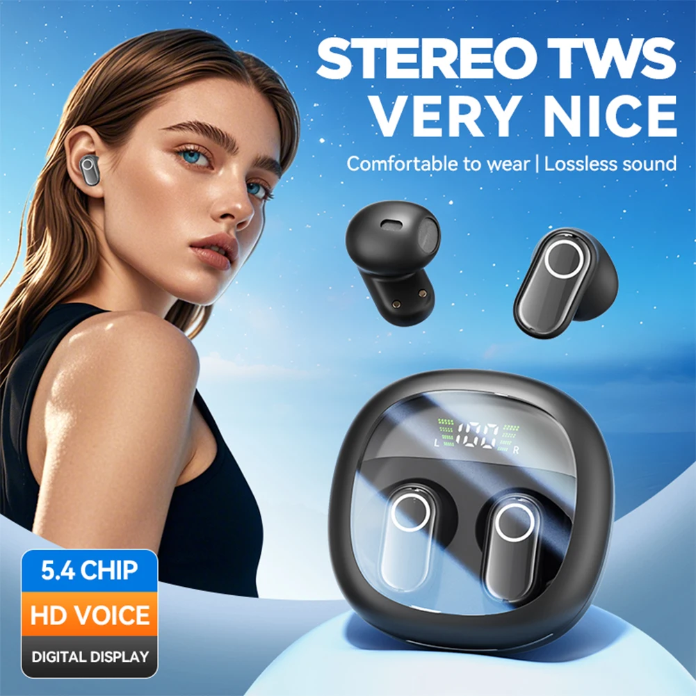 3-in-1 AI Translator Earbuds 144 Languages Noise Cancelling Bluetooth 5.3 Headset Two-Way Voice Real Time Translation Earphones