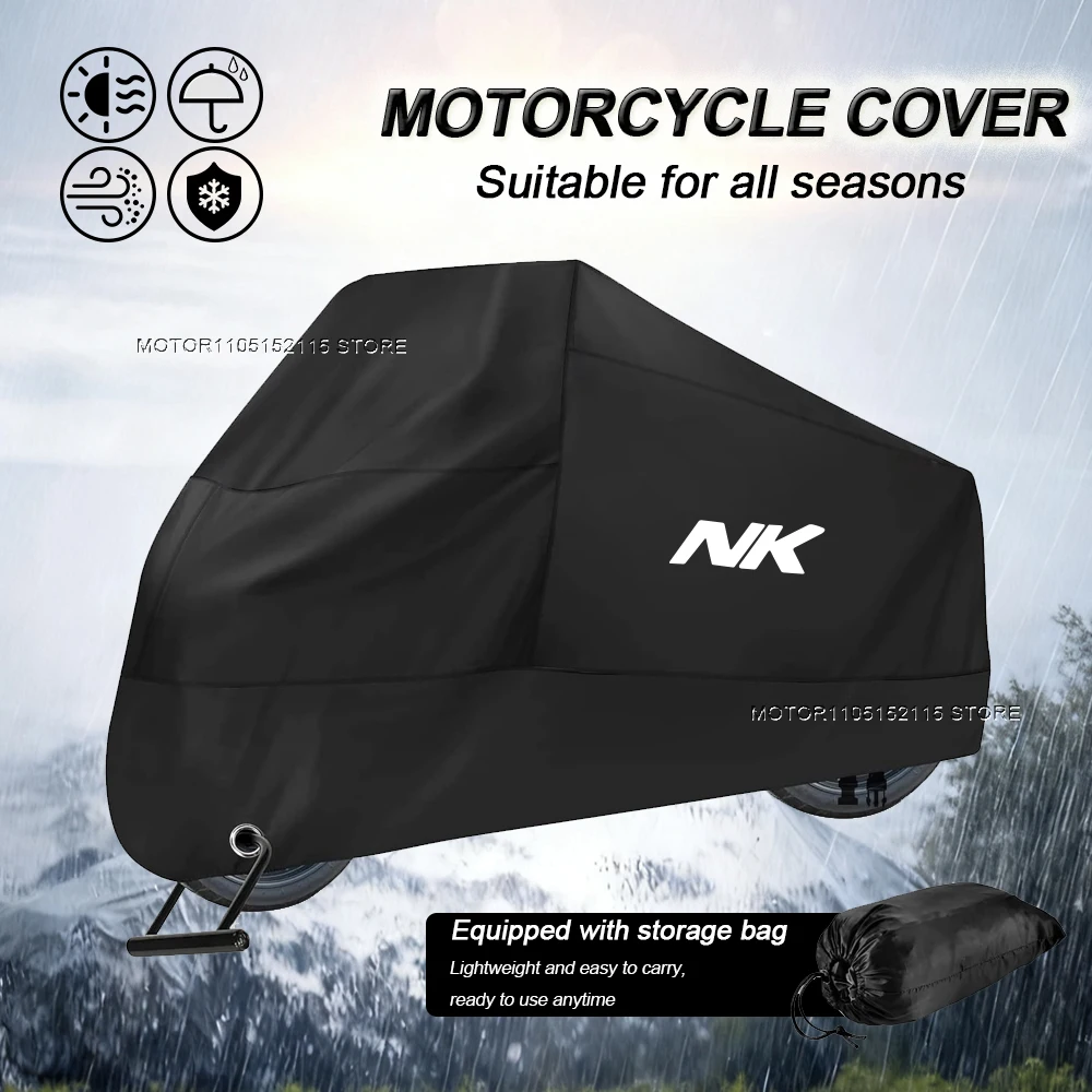 For CFMOTO 675NK 150NK 250NK 300NK 400NK 450NK 650NK 800NK Motorcycle Cover UV Protection Dustproof Snowproof Outdoor Waterproof